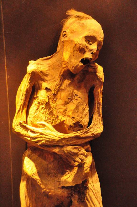 Uma das estrelas do Museu das Múmias, em Guanajuato - México